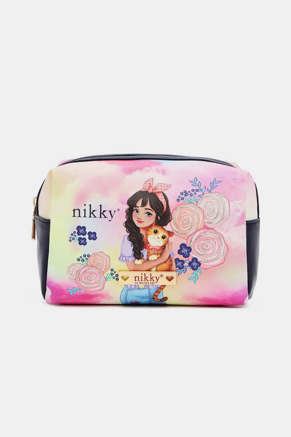 Nicole Lee USA Printed Extra Large Cosmetic Pouch - Tigbul's Variety Fashion Shop