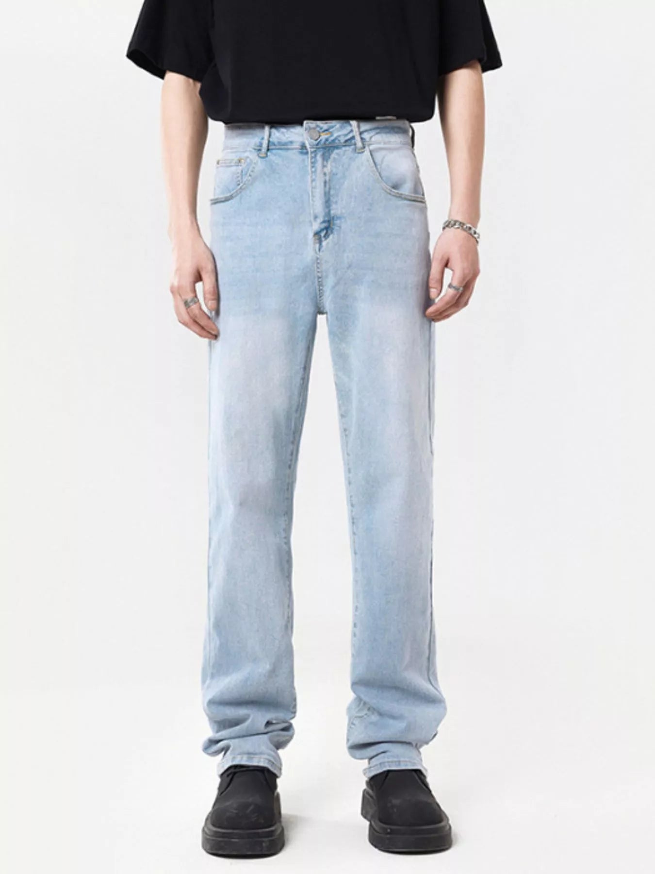 Men's Full Size Wide Leg Jeans Plus Size - Tigbul's Variety Fashion Shop