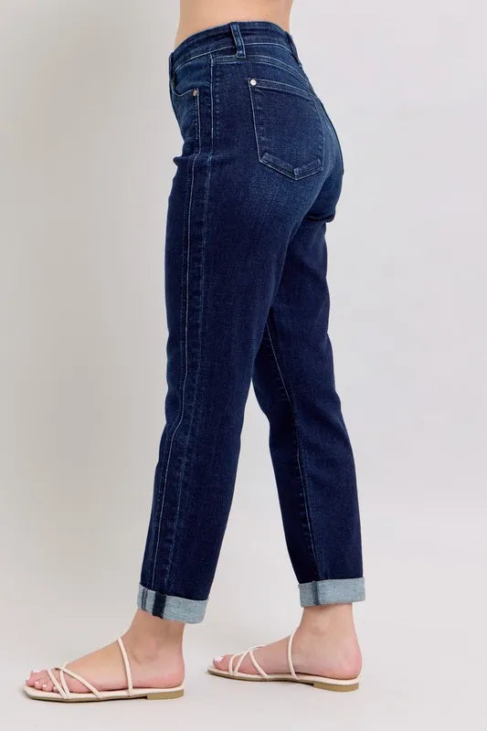 Judy Blue High Waist Boyfriend Jeans - Tigbul's Variety Fashion Shop