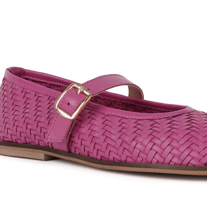 Nazuka Handcrafted Real Leather Ballerinas - Tigbul's Variety Fashion Shop