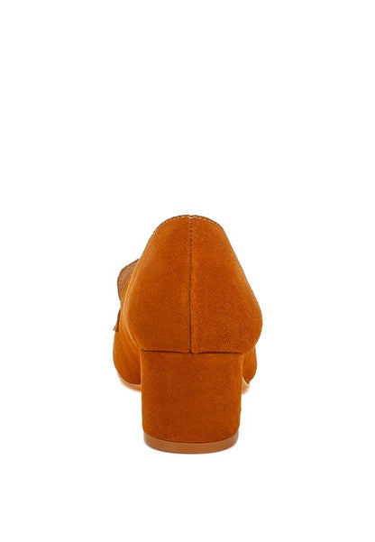 Aloha Tassels Detail Genuine Suede Loafers - Tigbul's Variety Fashion Shop