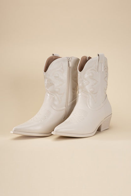 WILLA-1 Western Booties - Tigbuls Variety Fashion