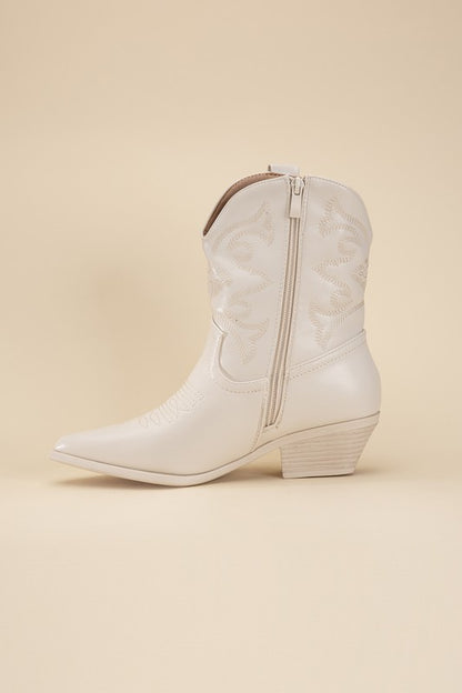 WILLA-1 Western Booties - Tigbuls Variety Fashion