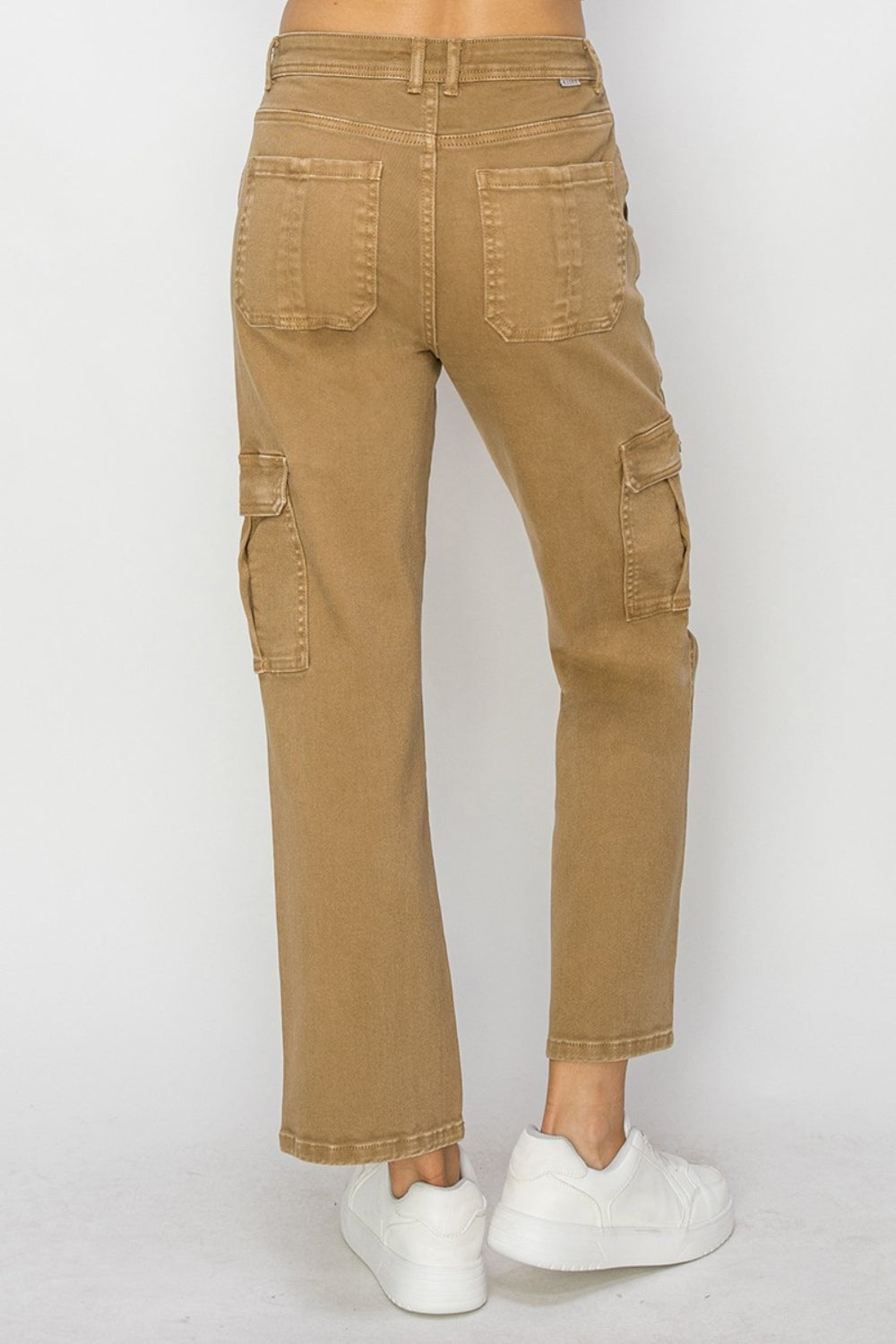 Risen Full Size High Rise Cargo Jeans - Tigbul's Variety Fashion Shop