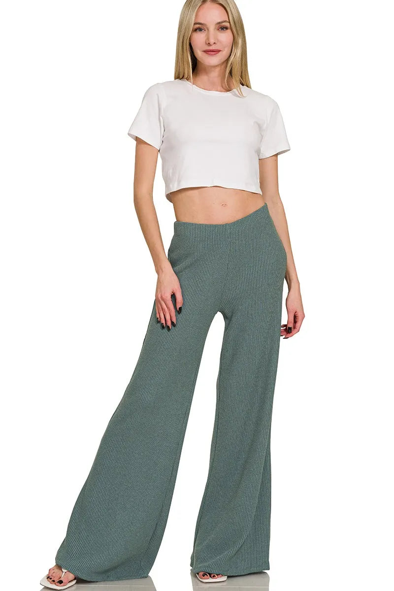 Zenana Mock Neck Top and Pants Sweater Set - Tigbul's Variety Fashion Shop