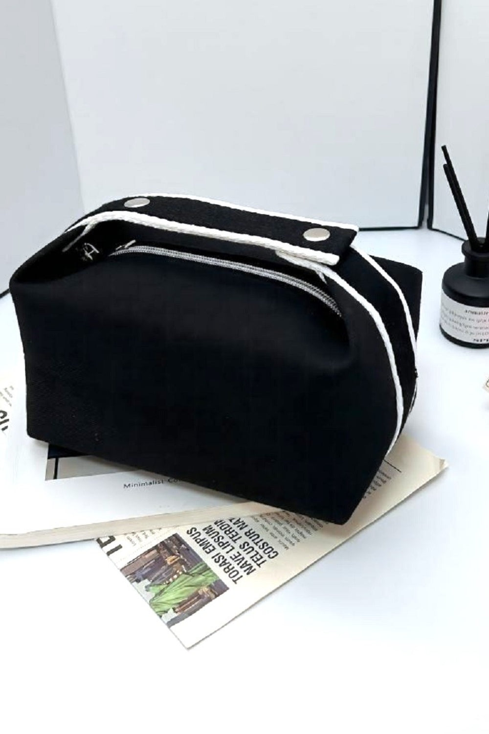 Zenana Waterproof Canvas Travel Cosmetic Bag - Tigbul's Variety Fashion Shop