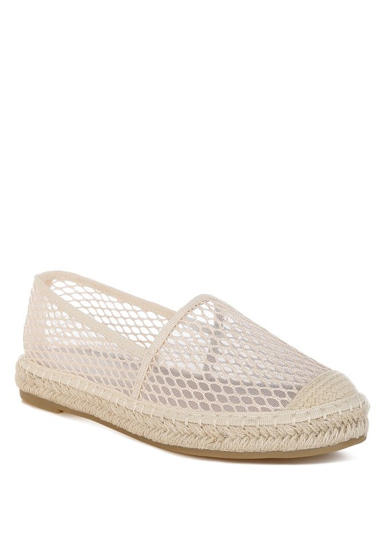 Manara Mesh Espadrille Loafers - Tigbul's Variety Fashion Shop