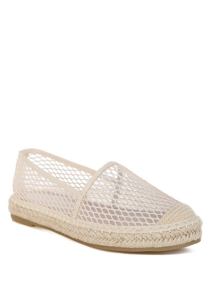 Manara Mesh Espadrille Loafers - Tigbul's Variety Fashion Shop