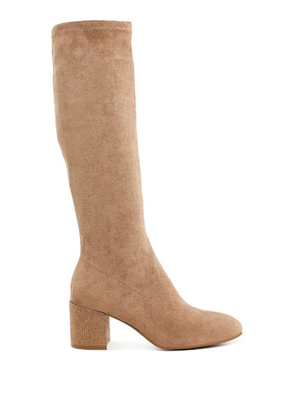 Sinaloa Microfiber Knee High Boots - Tigbul's Variety Fashion Shop