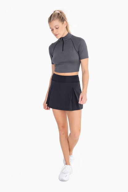 Two Pleat Active Tennis Skort - Tigbul's Variety Fashion Shop