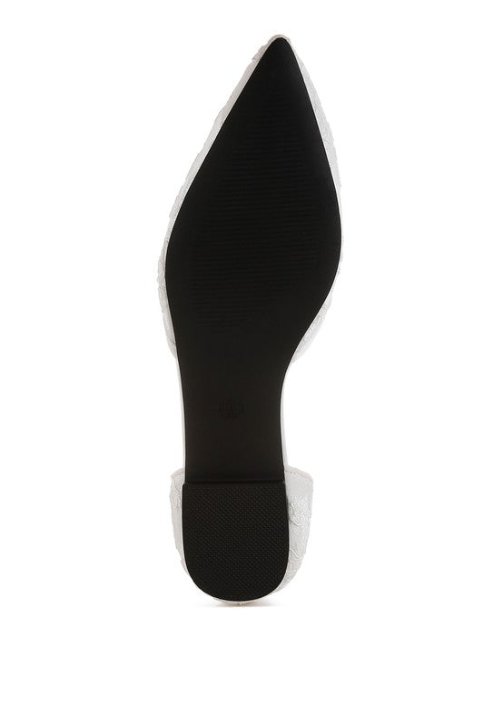 Shrami Pearl & Rhinestone Strap Flat Sandals - Tigbul's Variety Fashion Shop