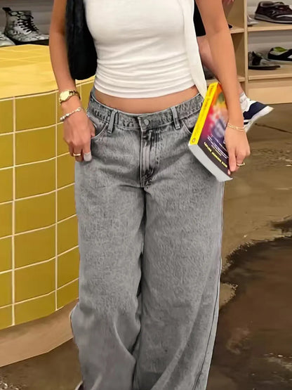 Wide Leg Jeans - Tigbul's Variety Fashion Shop