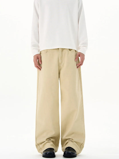 Men's Full Size Wide-Leg Pants Plus Size - Tigbul's Variety Fashion Shop
