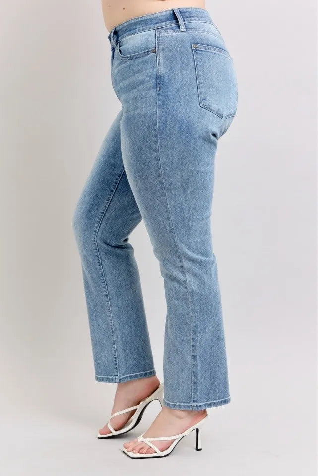 Judy Blue Plus Size High Waist Dad Jeans - Tigbul's Variety Fashion Shop
