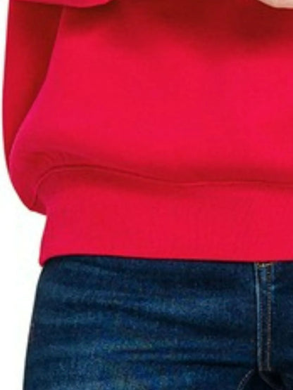 Zenana Fleece Crewneck Long Sleeve Sweatshirt - Tigbul's Variety Fashion Shop