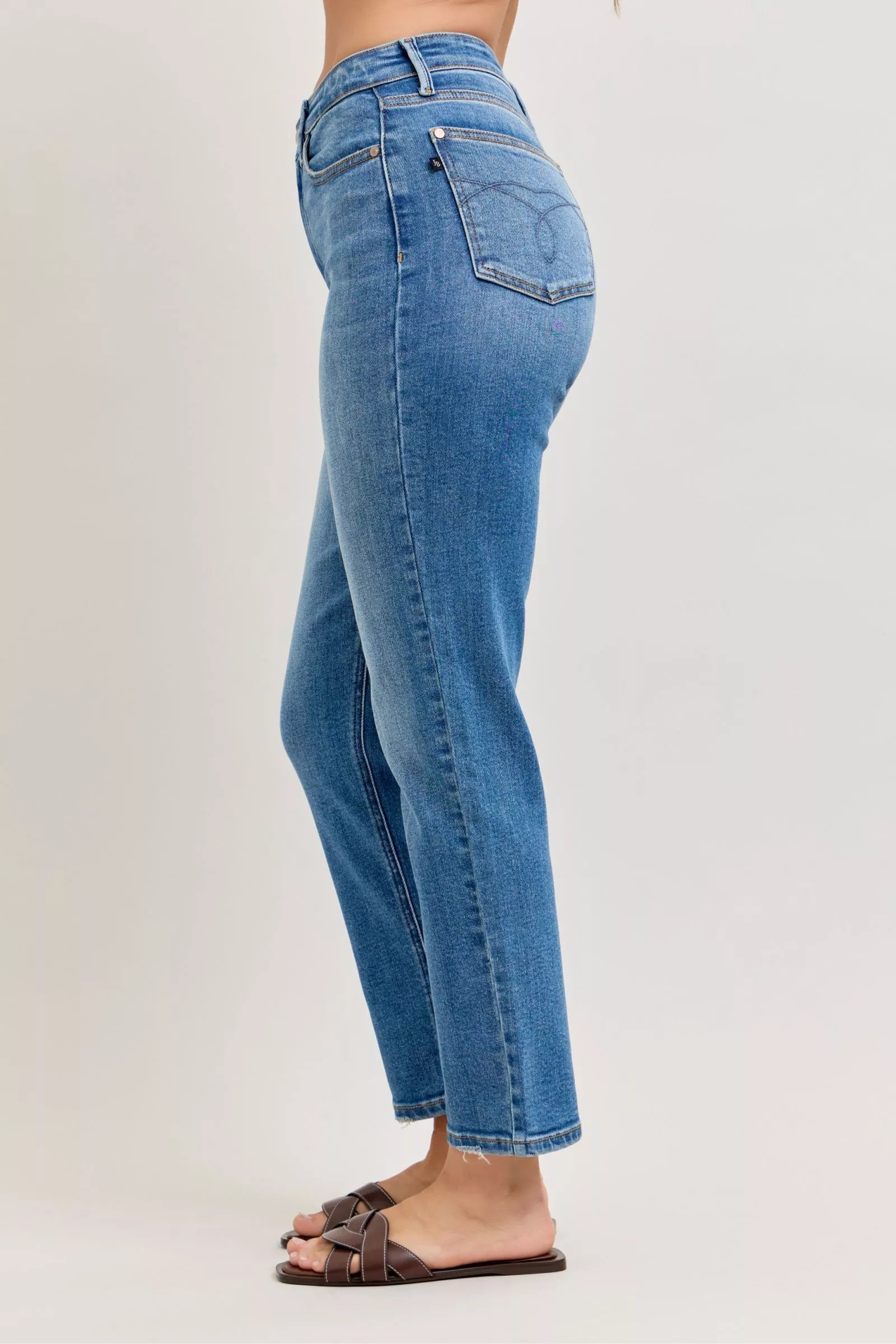 Judy Blue High-Waisted Straight-Leg  Jeans - Tigbul's Variety Fashion Shop