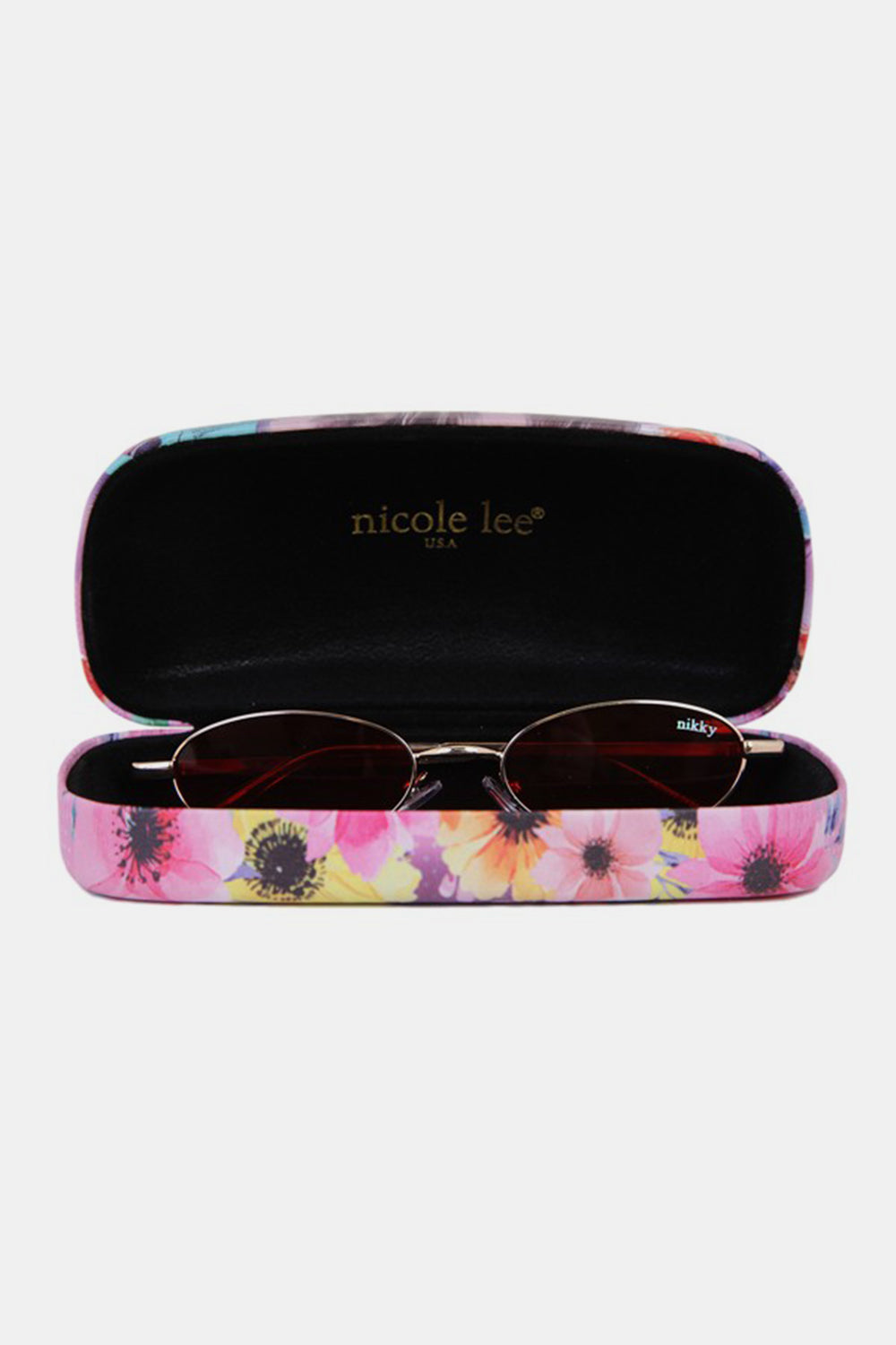 Nicole Lee USA Metal Frame Finley Oval Sunglasses - Tigbuls Variety Fashion