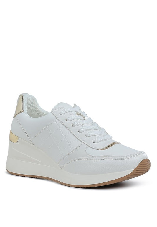 Noltas Chunky Wedge Heel Sneaker - Tigbul's Variety Fashion Shop