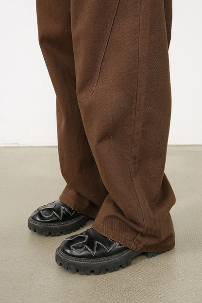 Men's Loose Fit Brown Jeans - Tigbul's Variety Fashion Shop