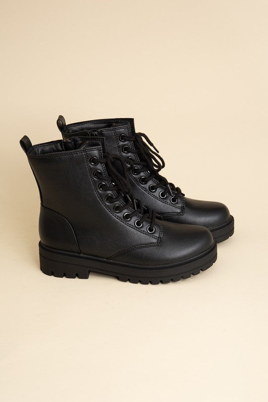 Epsom Lace-Up Boots - Tigbuls Variety Fashion