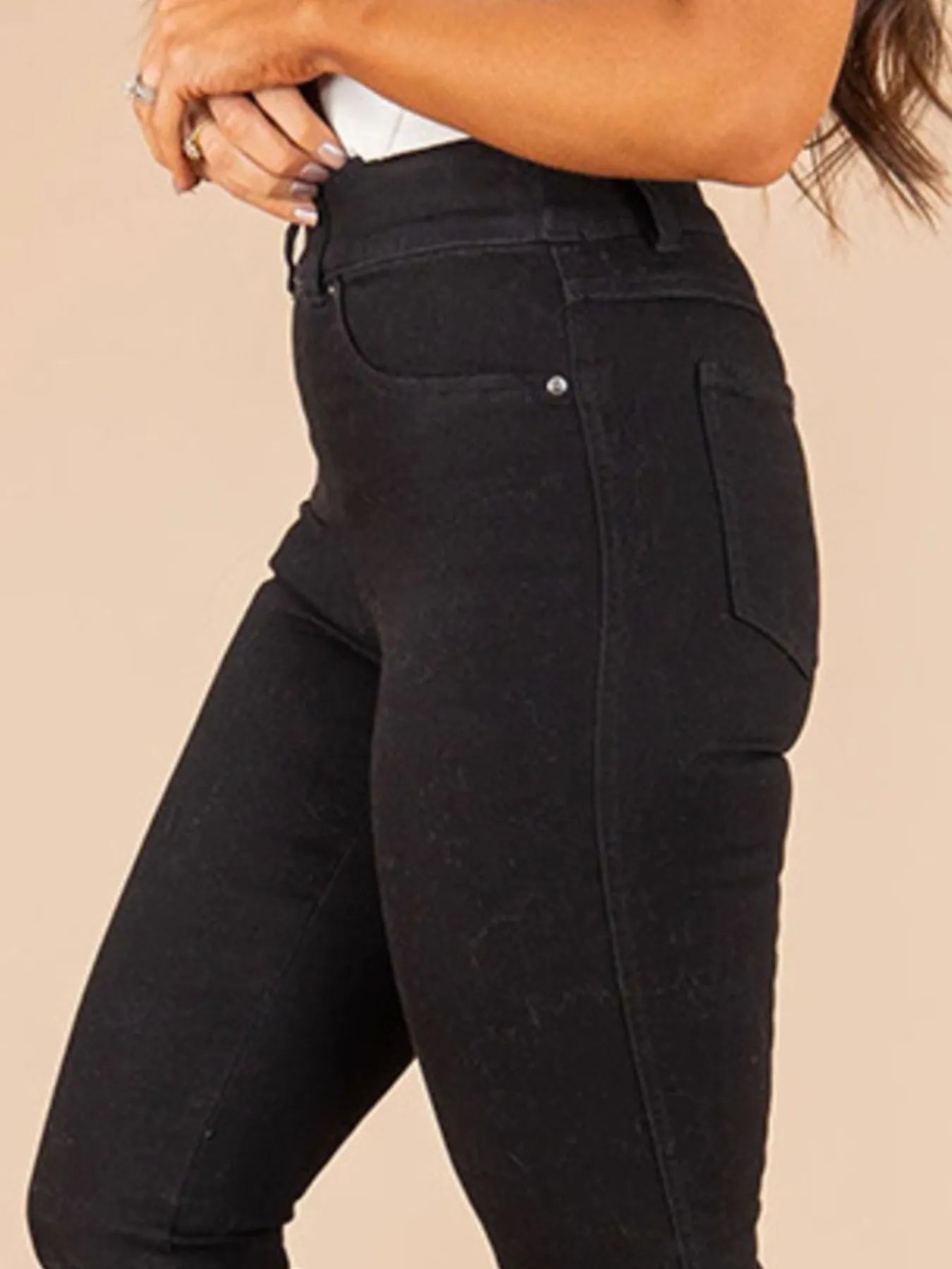 Full Size High-Waisted Flare Jeans Plus Size - Tigbul's Variety Fashion Shop