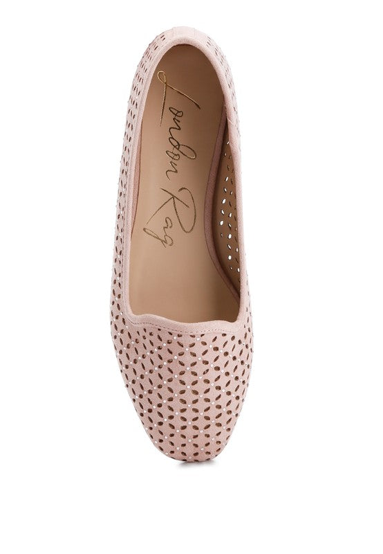 Gordon Perforated Ballerinas - Tigbuls Variety Fashion