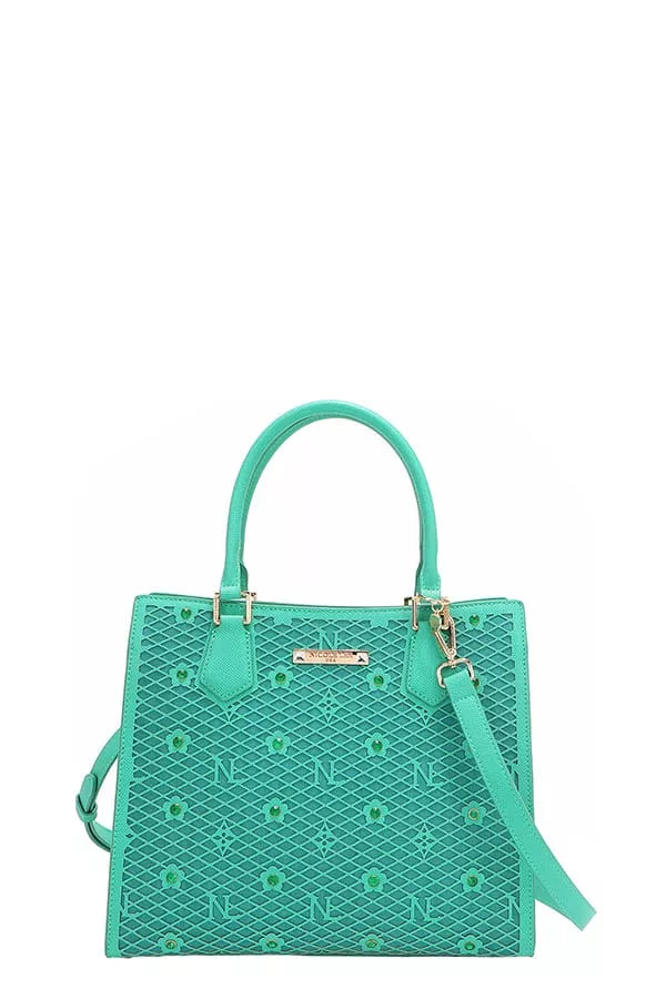 Nicole Lee USA Structured Tote Bag - Tigbul's Variety Fashion Shop