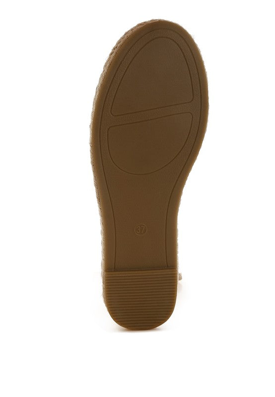 Zayal Metallic Detachable Lace Espadrilles - Tigbul's Variety Fashion Shop