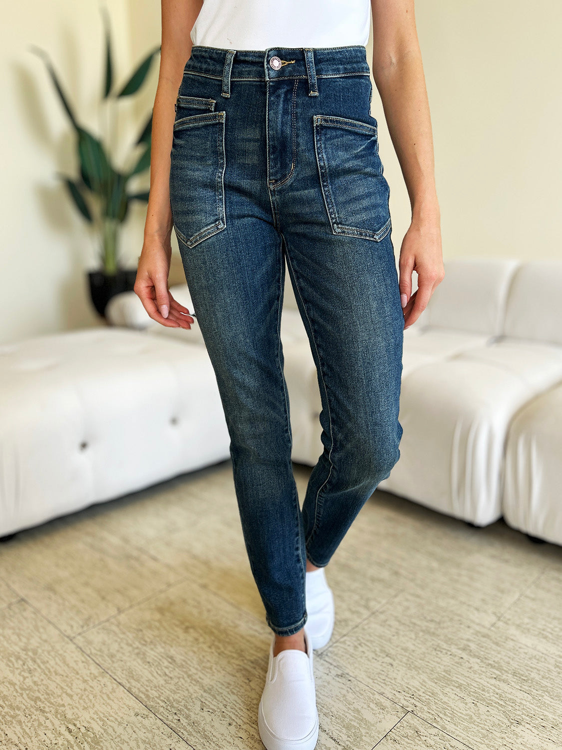 Judy Blue Full Size High Waist Skinny Jeans - Tigbul's Variety Fashion Shop