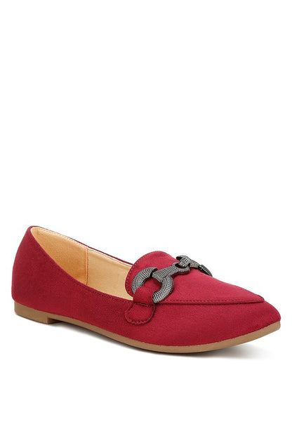 Fembot Horsebit Detail Flexible Loafers - Tigbul's Variety Fashion Shop