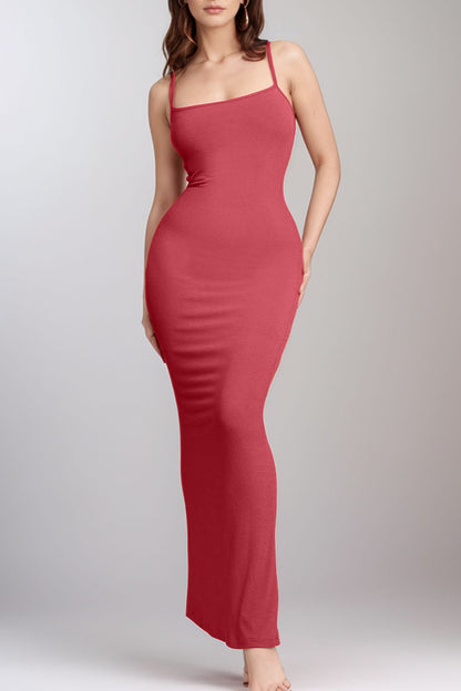 Built-In Shapewear Sleeveless Maxi Dress - Tigbul's Variety Fashion Shop