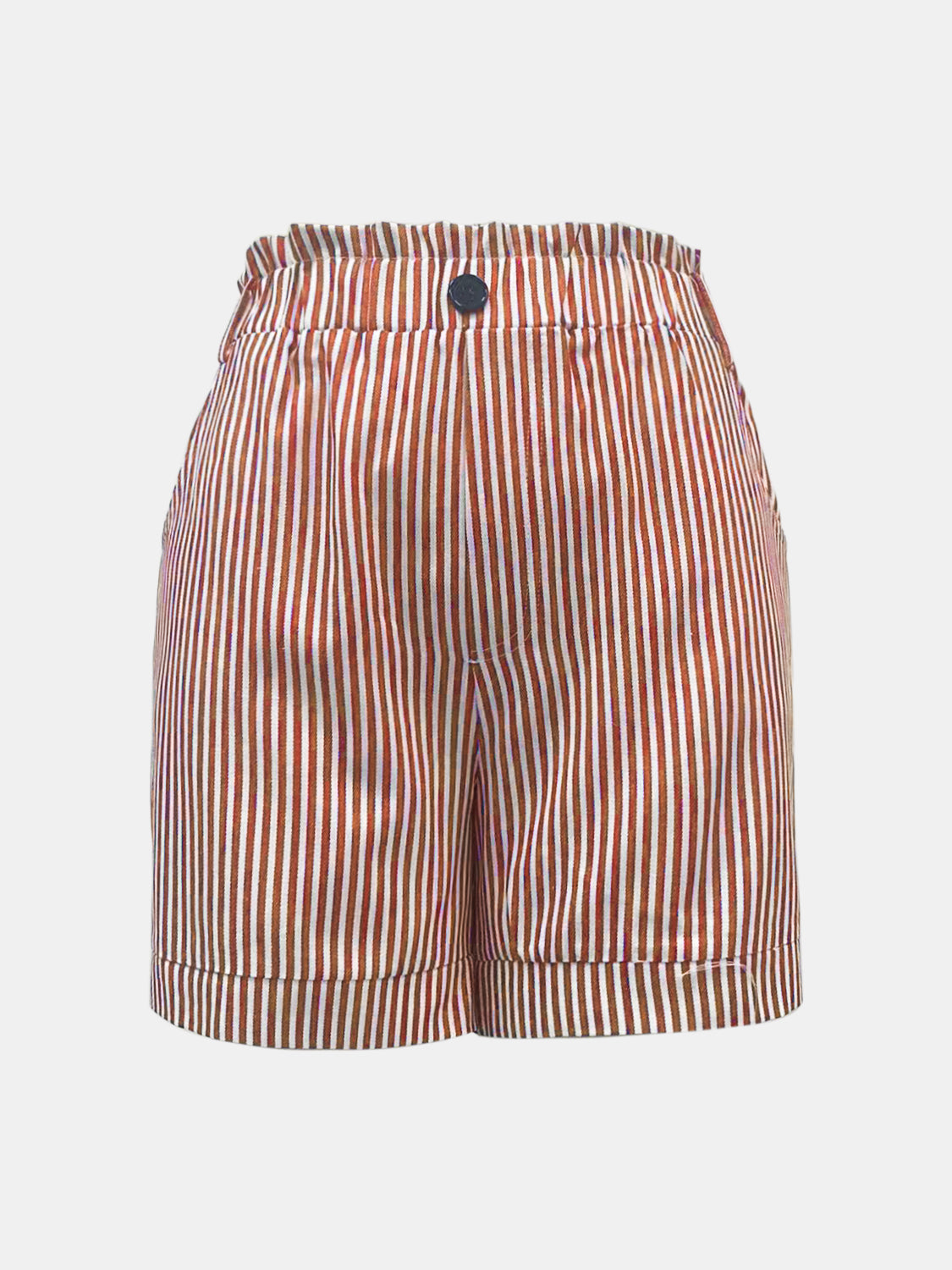 Full Size Striped Shorts with Pockets - Tigbuls Variety Fashion