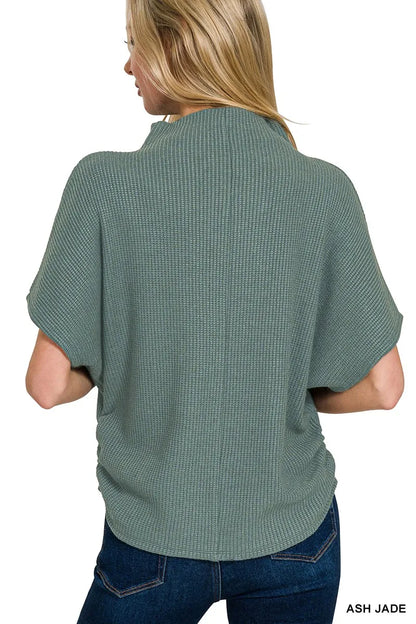 Zenana Mock Neck Top and Pants Sweater Set - Tigbul's Variety Fashion Shop