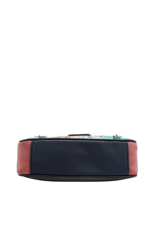 Nicole Lee USA Crescent Shaped Crossbody Bag - Tigbul's Variety Fashion Shop