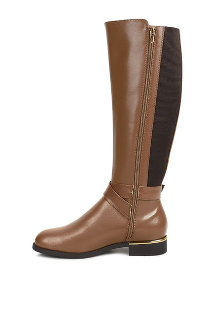 Tan Riding Boots - Tigbul's Variety Fashion Shop
