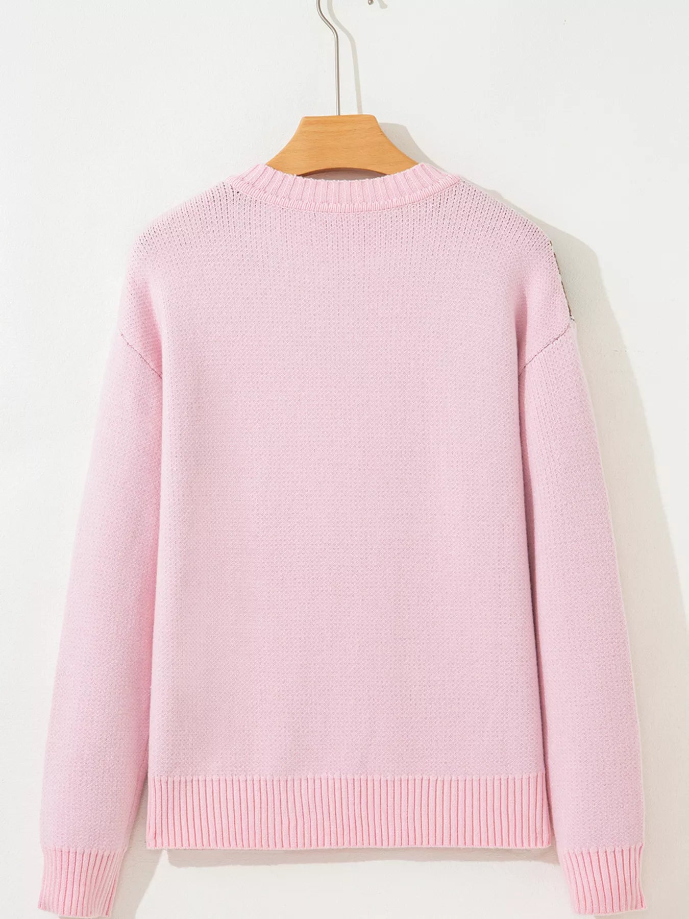 Christmas Ginger Bread Man Round Neck Casual Sweater - Tigbul's Variety Fashion Shop