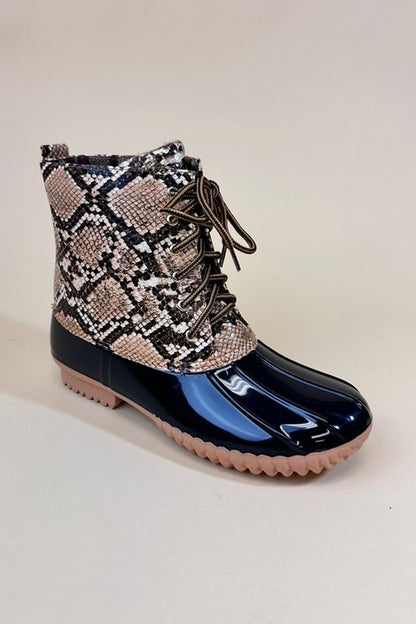 Women's Animal Print Rain, Snow, Mud, Boots - Tigbul's Variety Fashion Shop