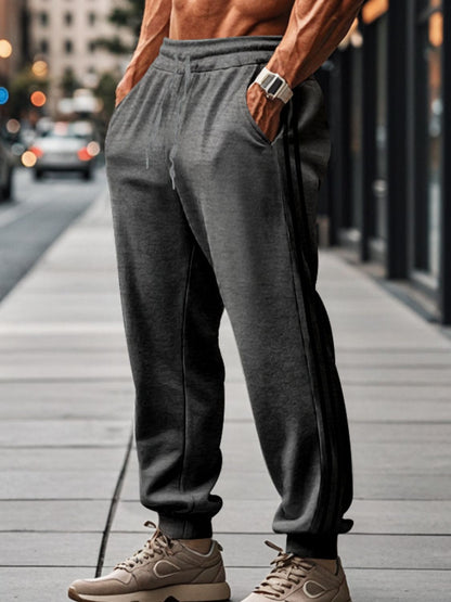 Men's Drawstring Pants With Pockets Small up to 3XL - Tigbul's Variety Fashion Shop