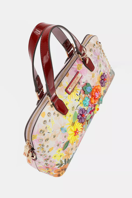 Nicole Lee USA Dreams Blossom Nicole Lee Dome Handbag - Tigbul's Variety Fashion Shop