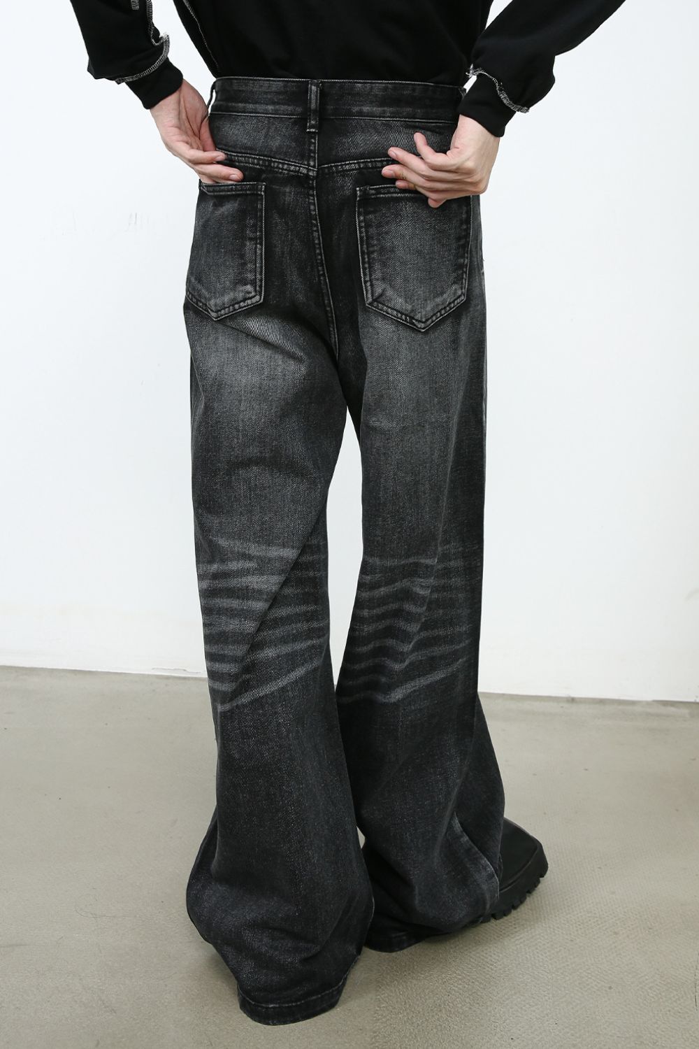 Men's Wide Leg Jeans with Pockets - Tigbul's Variety Fashion Shop