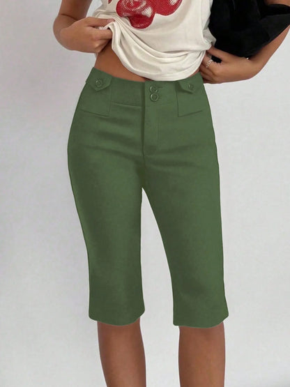 High-Waisted Shorts - Tigbul's Variety Fashion Shop