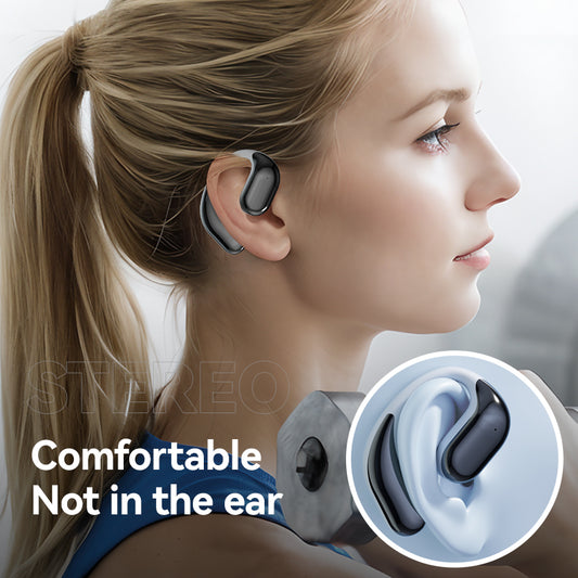 OWS over the ear wireless Bluetooth earphones with ultra long battery life and no in ear sports running earphones - Tigbul's Variety Fashion Shop