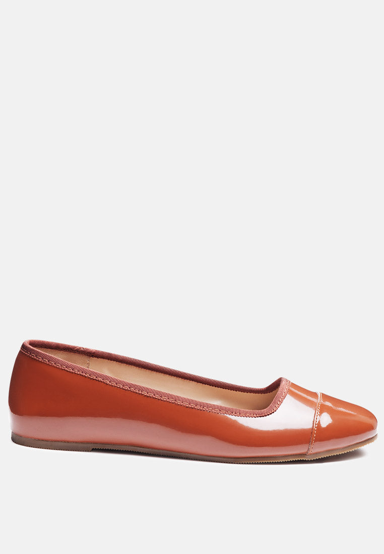 Camella Round Toe Ballerina Flat Shoes - Tigbul's Variety Fashion Shop