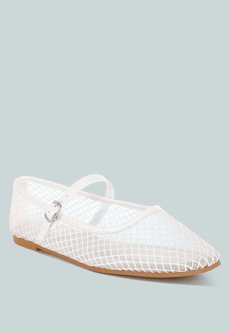 Averona Mesh Mary Jane Flats-1