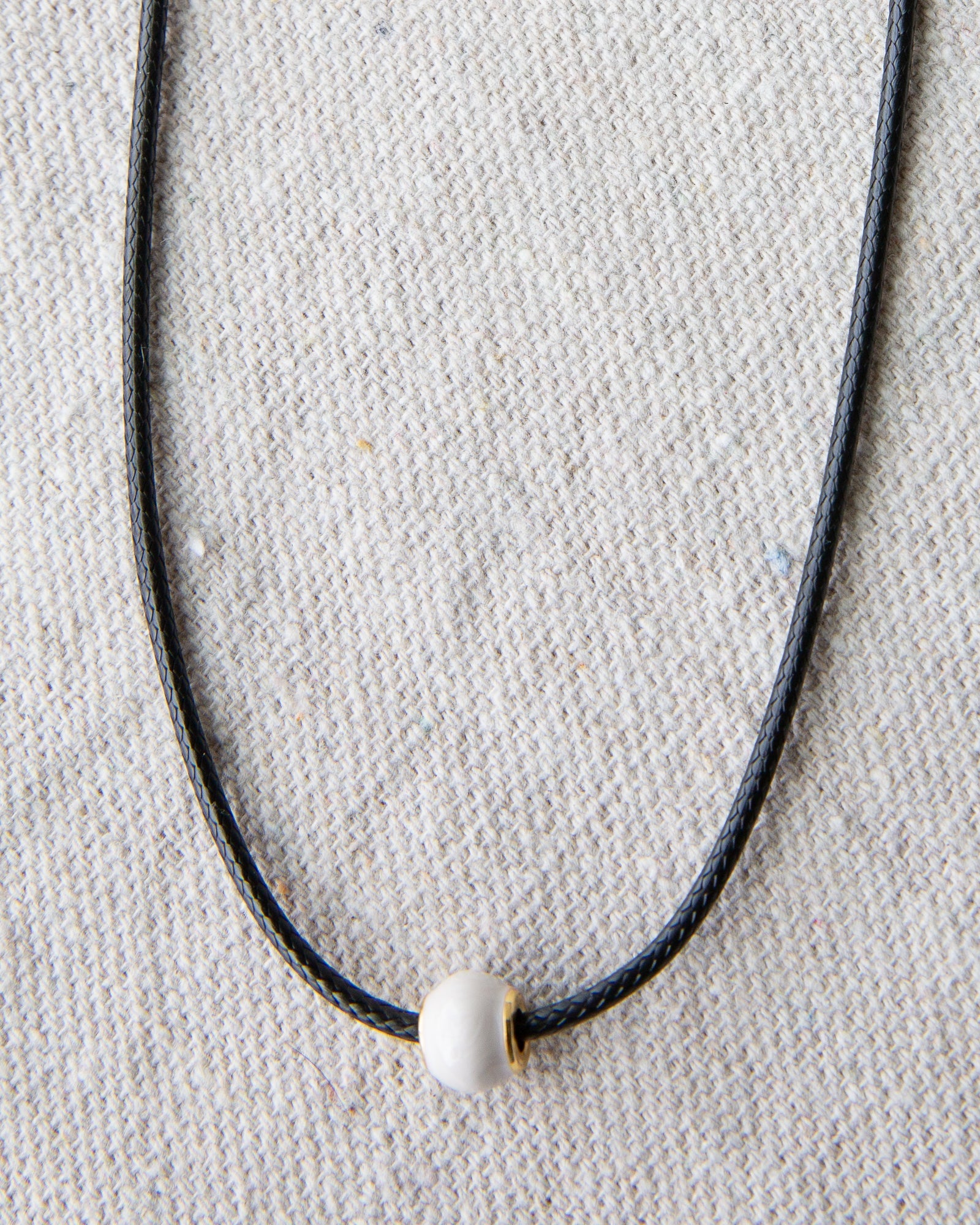 Pearl and Cord Necklace
