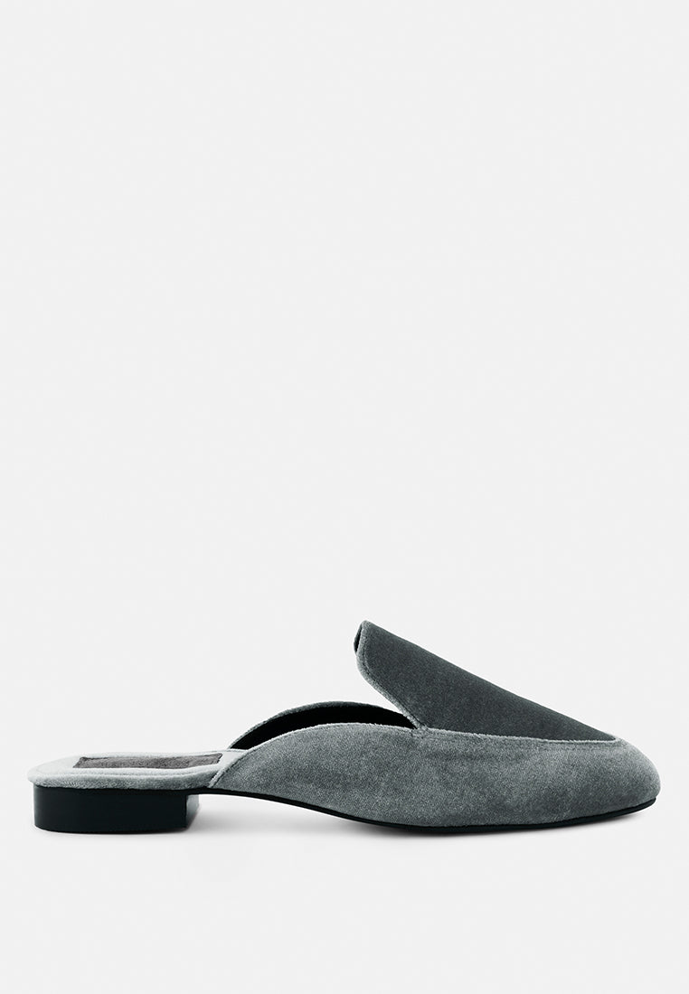 Batiste Velvet Handcrafted Mules - Tigbul's Variety Fashion Shop