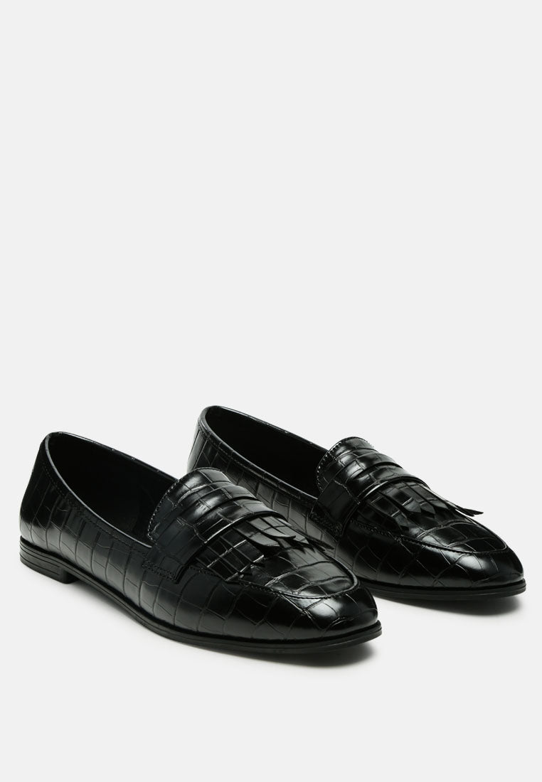 Pecker Black Patent Pu Everyday Loafer - Tigbul's Variety Fashion Shop