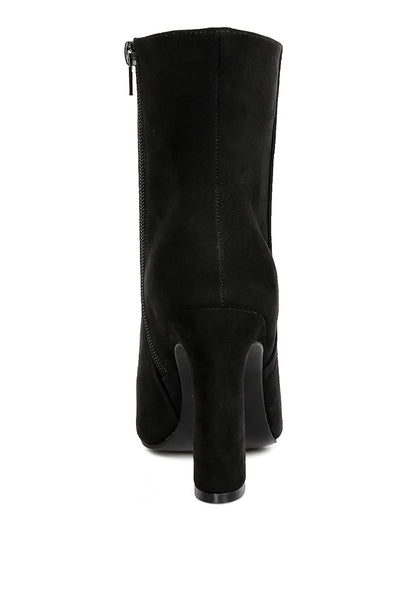 Block Heeled Ankle Boots By RUW - Tigbul's Variety Fashion Shop