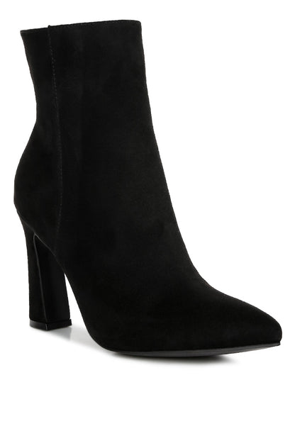 Block Heeled Ankle Boots By RUW - Tigbul's Variety Fashion Shop