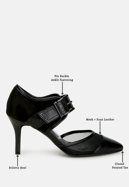 Aneri Buckle Detail Pump Sandals - Tigbul's Variety Fashion Shop